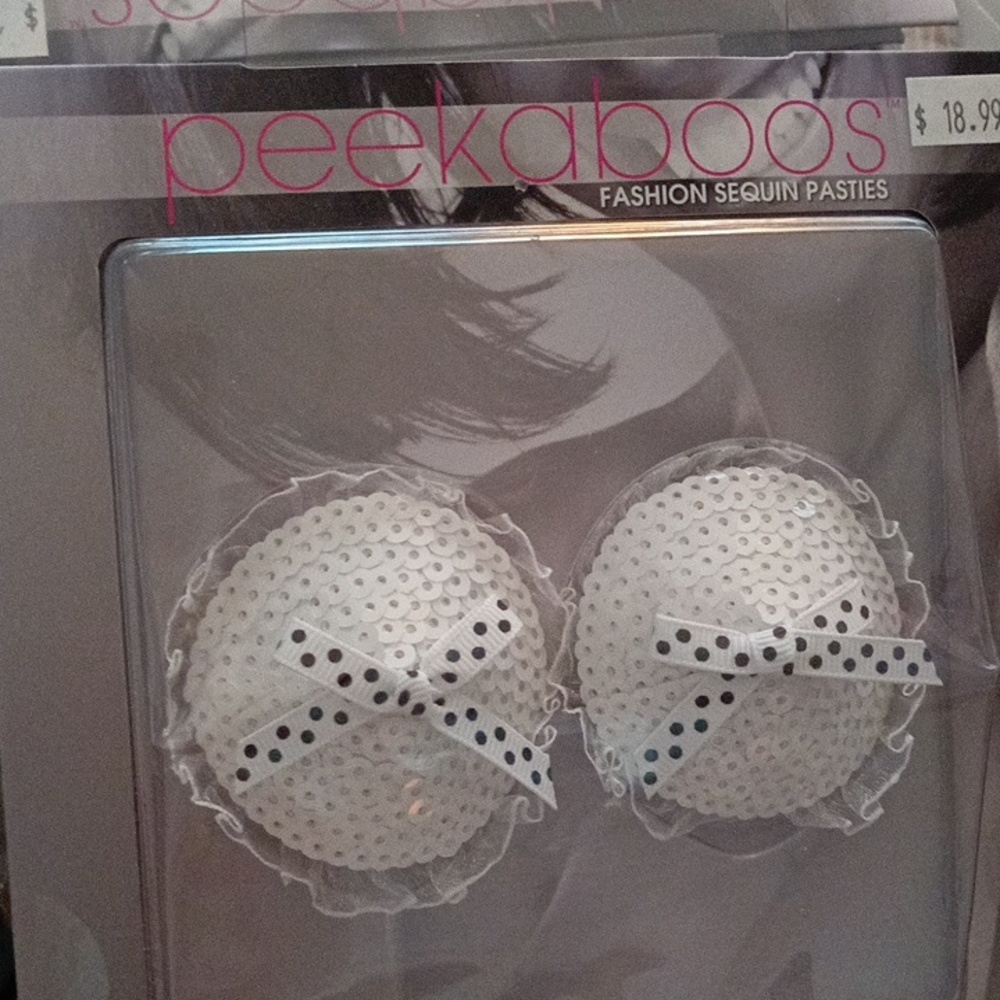 Peekaboos fashion sequin pasties.2 Sets